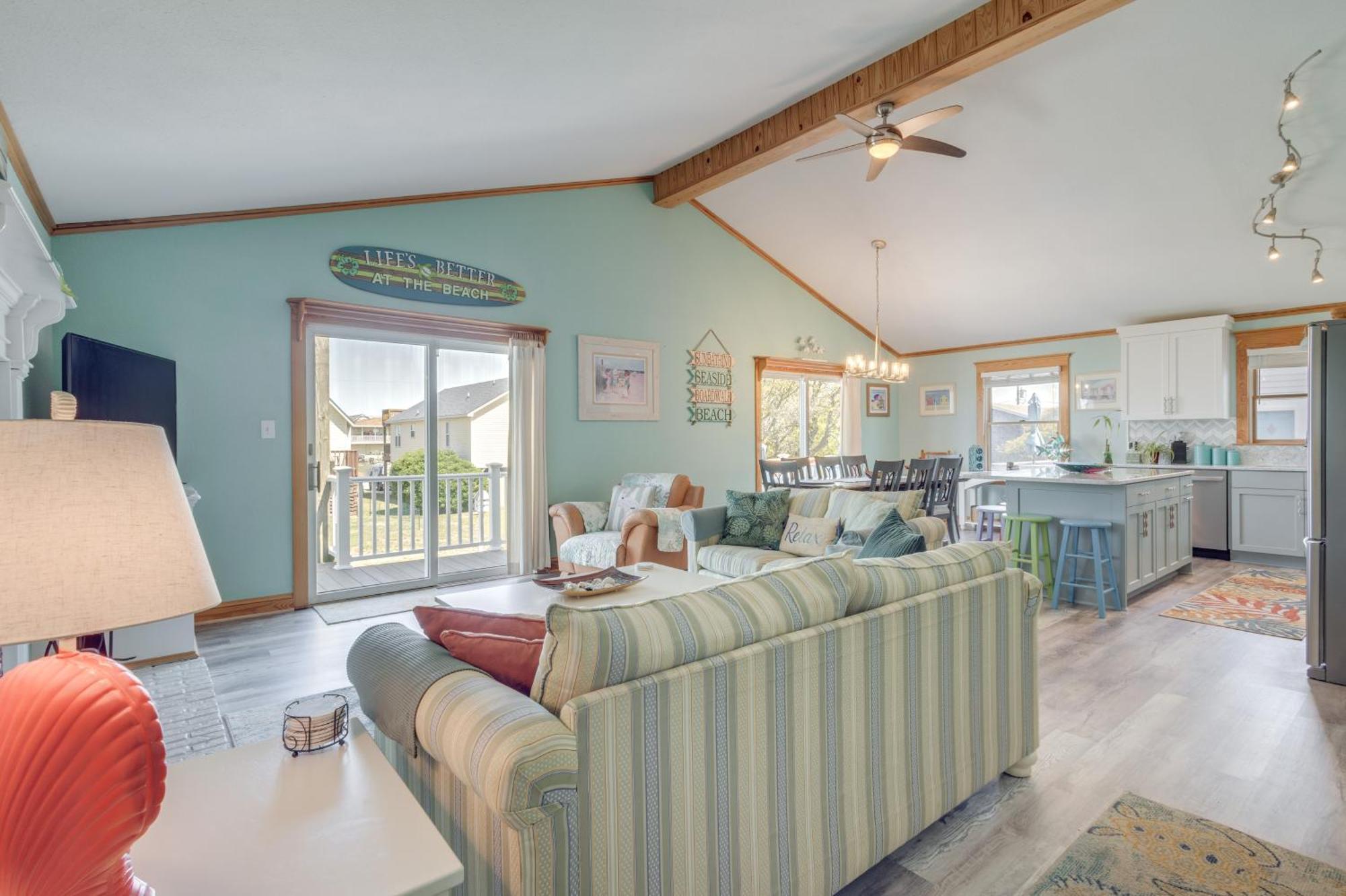 Coastal Home With Deck And Outdoor Shower Kill Devil Hills Zewnętrze zdjęcie