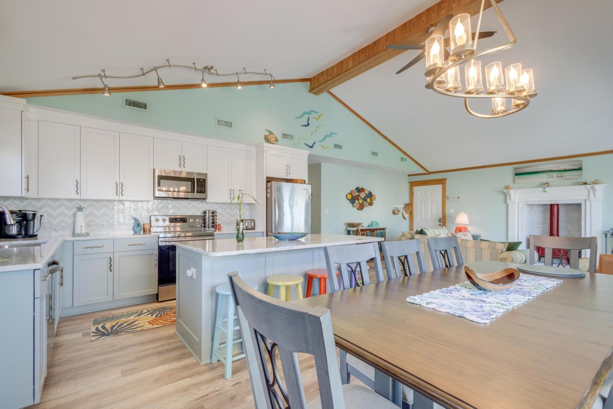 Coastal Home With Deck And Outdoor Shower Kill Devil Hills Zewnętrze zdjęcie