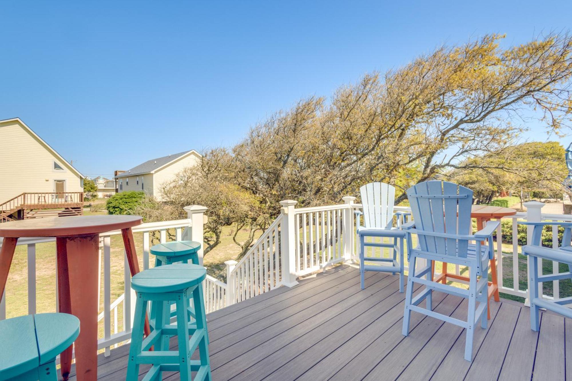 Coastal Home With Deck And Outdoor Shower Kill Devil Hills Zewnętrze zdjęcie