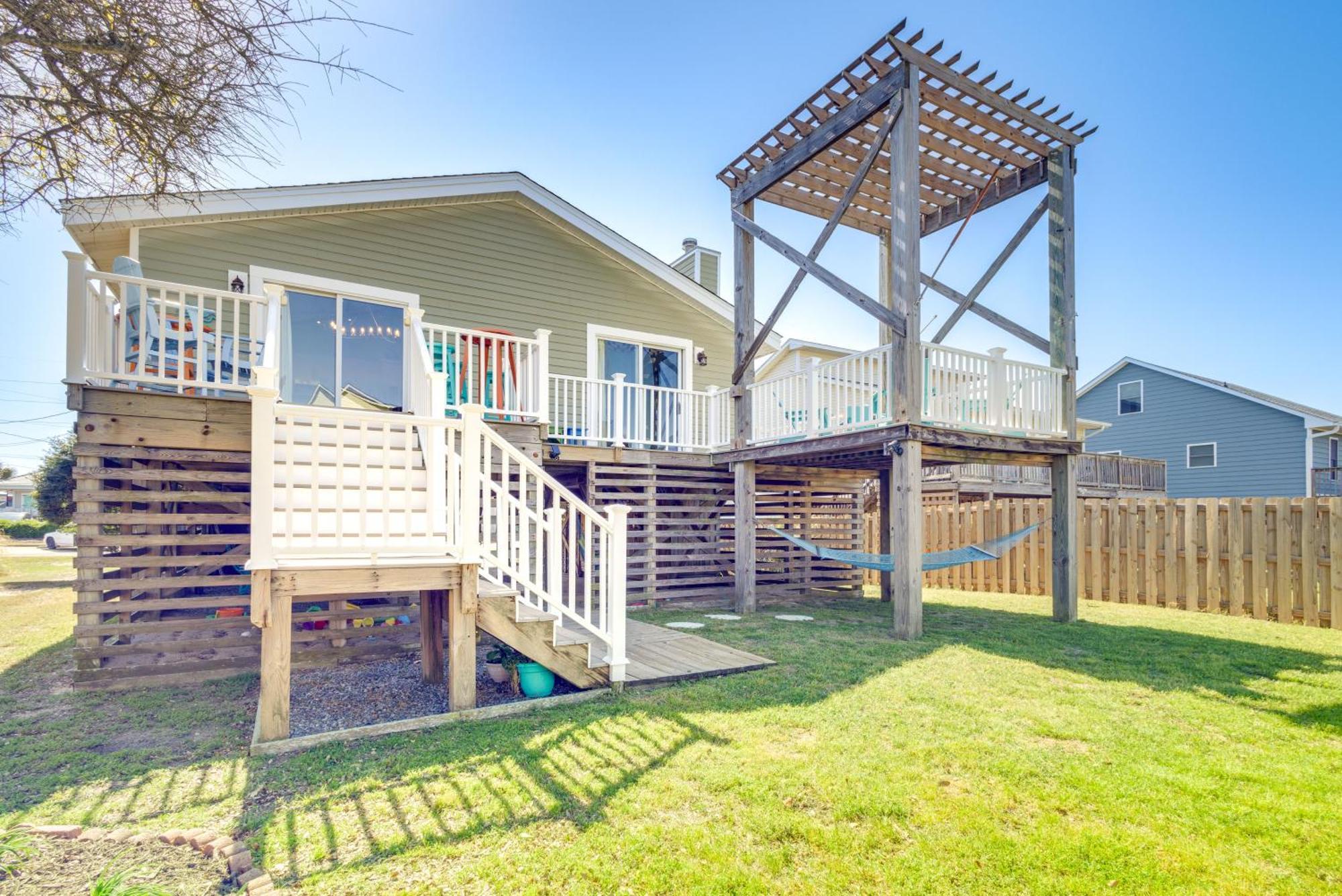 Coastal Home With Deck And Outdoor Shower Kill Devil Hills Zewnętrze zdjęcie
